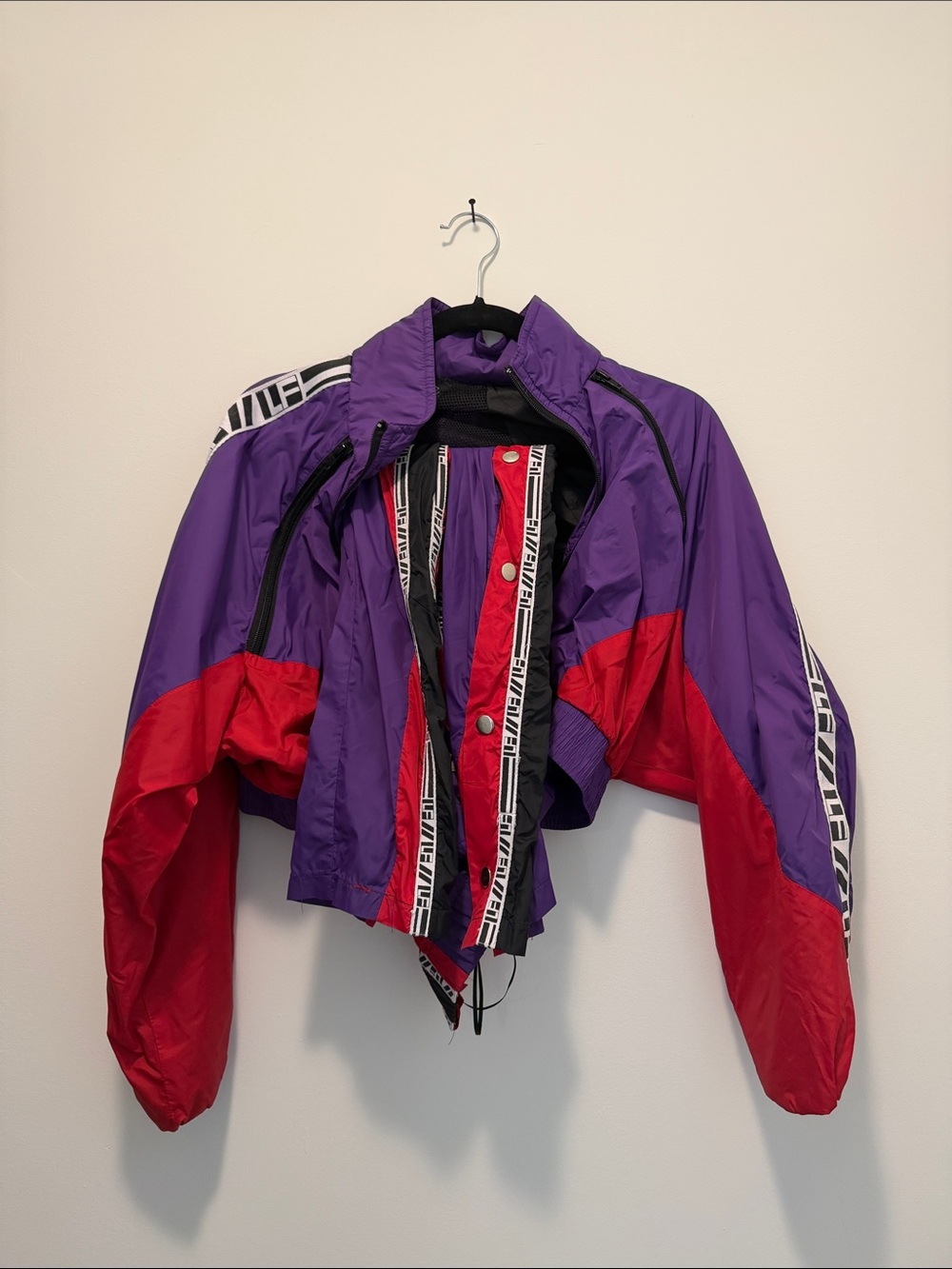 LF the label Women’s Purple & Red Retro Jacket and pants